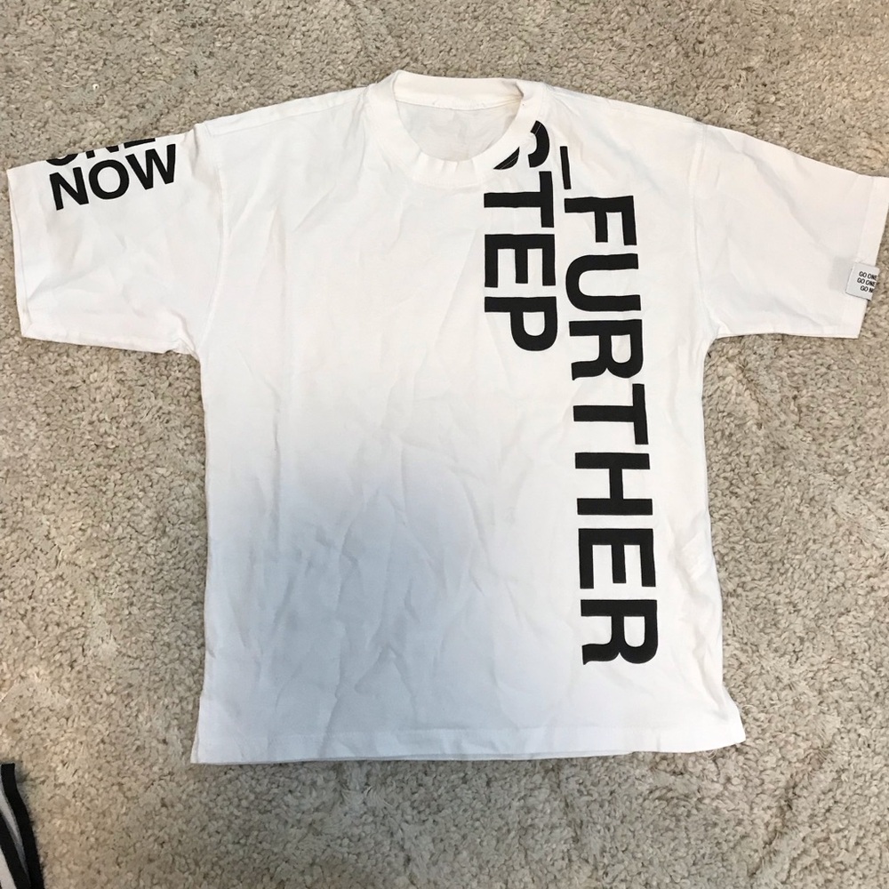 Zara step further shirt for kids